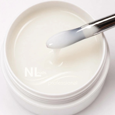 NL nails professional Uv Led lesk Glanz Shine white milk 15ml