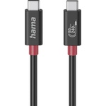 Hama Кабел USB-C еMarker, USB 4 Gen 4, 80 Gbit/s, 1 м, 5 A, 240 W , черен (HAMA-200799) - itmode