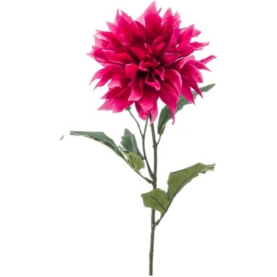 Umelý kvet dahlia fuchsia 60 cm