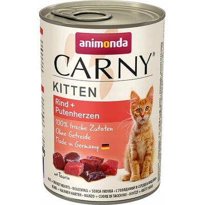 Carny Kitten hovädzie morčacie srdce 400 g