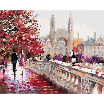 Zuty Malování podle čísel CLARE BRIDGE V ANGLII RICHARD MACNEIL