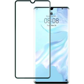 Blue Star Извит Стъклен Протектор за HUAWEI P30 Pro, BLUE STAR 3D Full Glue Glass, Черен (5901737994806)