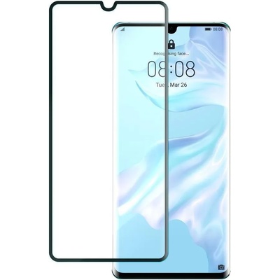 Blue Star Извит Стъклен Протектор за Huawei P30 Pro, Blue Star 3D Full Glue Glass, Прозрачен (5901737994806)