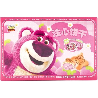 Binqi & Disney Lotso Strawberry Filled Biscuits 150 g