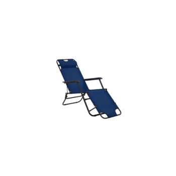 MAR Сгъваем шезлонг mar, 153х60х78см, До 100 кг, pvc полиестер, Син (r2-19)
