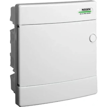 NOARK Electric ТАБЛО АПАРТАМЕНТНО 4 ПРЕДПАЗИТЕЛЯ ВГР. МОНТАЖ БЯЛА ВРАТА 1 РЕД noark (110819)