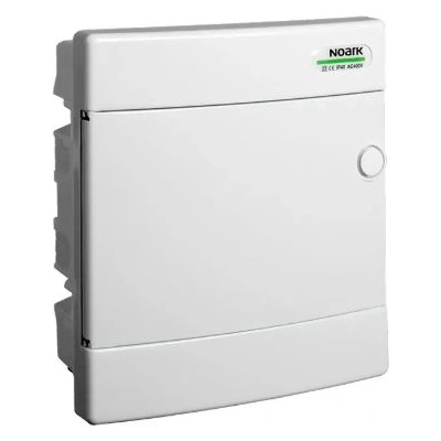 NOARK Electric ТАБЛО АПАРТАМЕНТНО 4 ПРЕДПАЗИТЕЛЯ ВГР. МОНТАЖ БЯЛА ВРАТА 1 РЕД noark (110819)