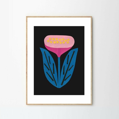 Moikka Plagát Mysterious Flower by Makitoy 70x100 cm
