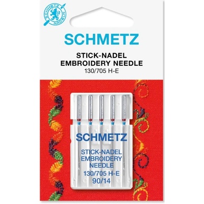 Jehly vyšívací Schmetz 130/705 H-E VDS 90 EMBROIDERY