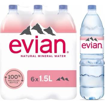 Evian minerální voda neperlivá 6 x 1,5 l