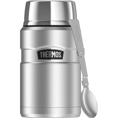 Thermos Style termoska na jídlo se šálkem a lžící 710 ml nerez