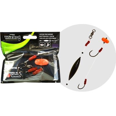 WIZARD - Nadväzec Monster Surface Livebait Double Mono Rig Specimen veľ. 6/0 8/0