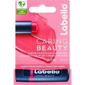 Labello Barevný balzám na rty Caring Beauty Pink 5,5 ml