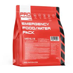 Adventure Menu Emergency food/water pack, Menu III Цвят: червен