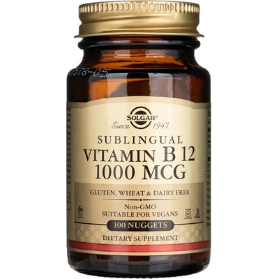 Solgar Vitamín B12 1000 mcg 100 kapslí