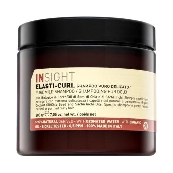 Insight ElastiCurl Pure Mild Shampoo čisticí balzám pro vlnité a kudrnaté vlasy 100 g