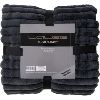 Lalee Одеяло Plush Blanket PLB 500, 150x200, графит (PLB500GRA150200)