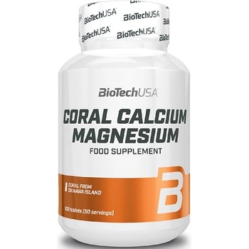 BioTechUSA Coral Calcium Magnesium, 100 Tablets