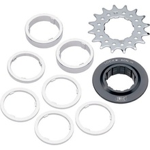 Diverse Single Speed pastorek / Distanzring-Set