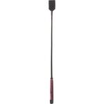 Devil Sticks Nylon Stick with Neon Strip & Goat Kid Leather Handle Nubuck Leather Top 71cm Black