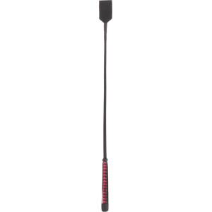 Devil Sticks Nylon Stick with Neon Strip & Goat Kid Leather Handle Nubuck Leather Top 71cm Black