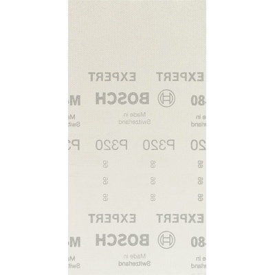 Bosch Brúsny papier EXPERT M480 pre orbitálne brúsky, 115 x 230 mm, zrnitosť 320, 10 ks 2608900768