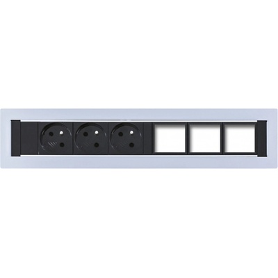 Office Pro Konfigurovateľný pevný panel KPP 6 - sivá
