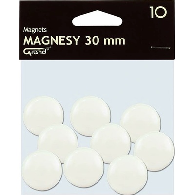 GRAND Магнит за маса GRAND 30 mm бял 10 броя 130-1693 (130-1693)