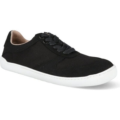 bLIFESTYLE Barefoot tenisky SportSTYLE micro/textile Schwarz vegan čierne