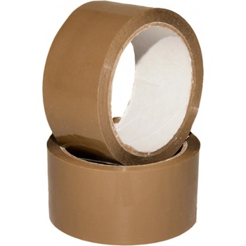 2pack Lepící páska 48 mm x 66 m hnědá