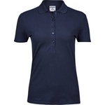 TEE JAYS tj145 / Дамска еластична поло тениска - тъмносиня s (18014500301)