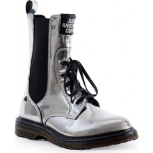 Just Another Copy Silver chelsea boots