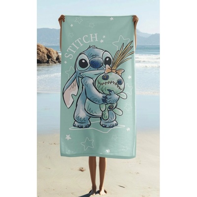 Jerry Fabrics osuška Lilo a Stitch Buddies 70 x 140 cm
