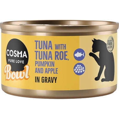 Cosma 24х80г Bowl Cosma, консервирана храна за котки - риба тон с хайвер от тон