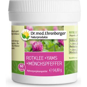 Dr. Ehrenberger Naturprodukte Rotklee + Yam + Mönchspfeffer - 60 капсули