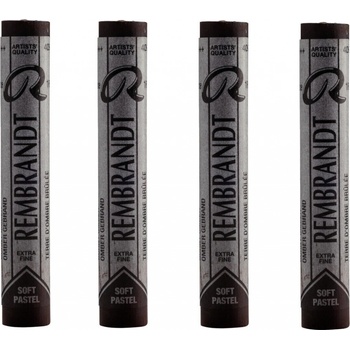 Rembrandt Soft Pastel sada suchých pastelov raw Umber 2 4 ks
