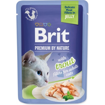 Brit Premium Cat Delicate Fillets in Jelly Trout 85 g