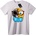 NOONEBRAND Тениска Skull и Емоджи Четат - XS, Black
