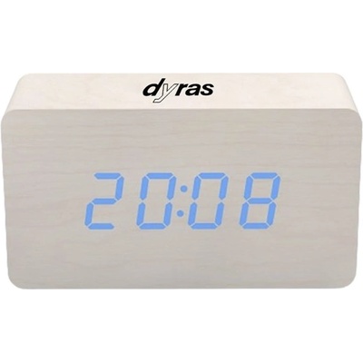 dyras Будилник dyras alcl-002wh бял dyr alcl-002wh (dyr alcl-002wh)