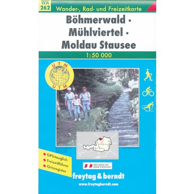 Turistická mapa F&amp amp B 262 Böhmerwald