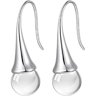 JAY stříbrné náušnice DewDrop křišťál kolekce Ranní rosa JAY-9240-ZS51311 stříbrná