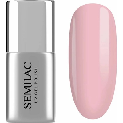 Semilac UV Gel Base Fiber Base podkladový lak pre gélové nechty odtieň Pink Milk 7 ml