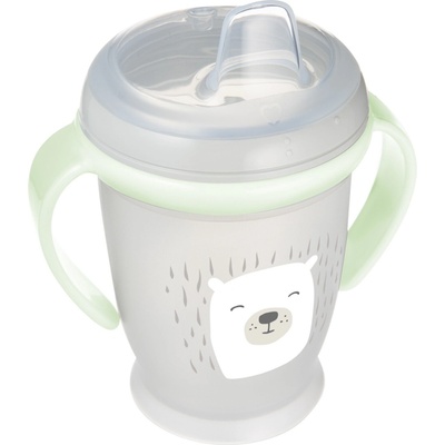 LOVI hrníček nevylévací Junior 250ml Buddy Bear béžová