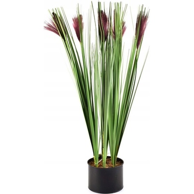 DEKORATIVNÍ UMĚLÁ KVĚTINA TRÁVA OKRASNÁ 64 cm