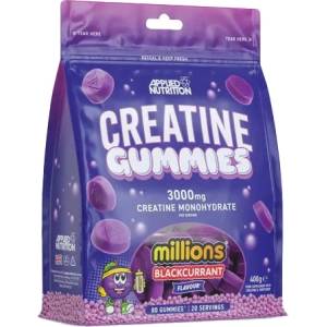Applied Nutrition Creatine Monohydrate Gummies - креатин на желирани бонбони / 80 бр. - Синя малина / 80 желирани бонбона