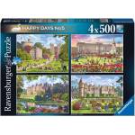 Ravensburger - Puzzle 4x500 Royal Residences - 500 piese