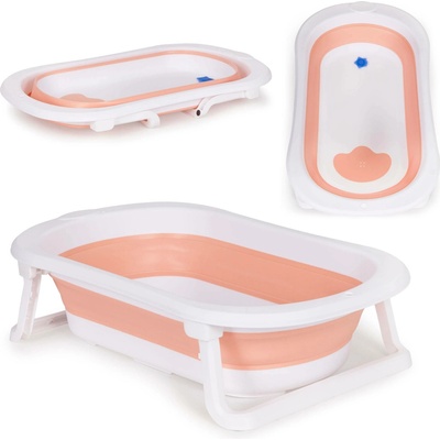 EcoToys Skládací vanička růžová