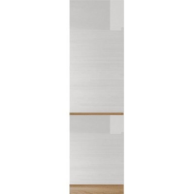 Висок шкаф Line 60 cm супер гланц бял HG