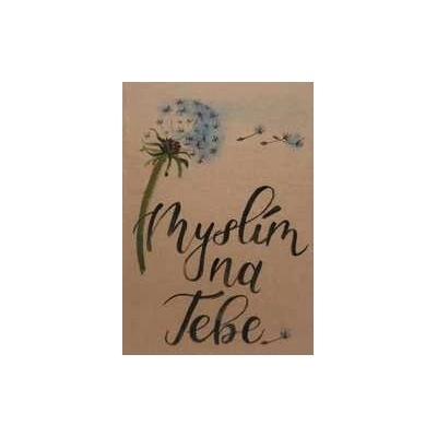 Přáníčko BeBechy – recyklovaný papír - Myslím 2