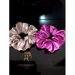 Radi handmade Скрънчи в циклама и пепел от рози (689)